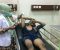 Pelaku pencurian Mahfuddin Saat mendapat pertolongon medis di RS Zubir Mahmud. FOTO : ROBY SINAGA