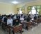Suasana pelaksanaan UNBK dan UNKP di salah satu sekolah di kota langsa yang turut di jaga anggota kepolisian. FOTO : ROBY SINAGA