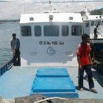 kapal tangkap ikan bantuan dari kementerian kelautan dan perikanan yang diserahkan walikota kendari kepada koperasi nelayan kota Kendari. FOTO : FA