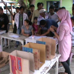 Proses pemilihan karang Tarruna Iklas bakti di kelurahan Kampung Salo menyerupai Pilkada. FOTO : FT