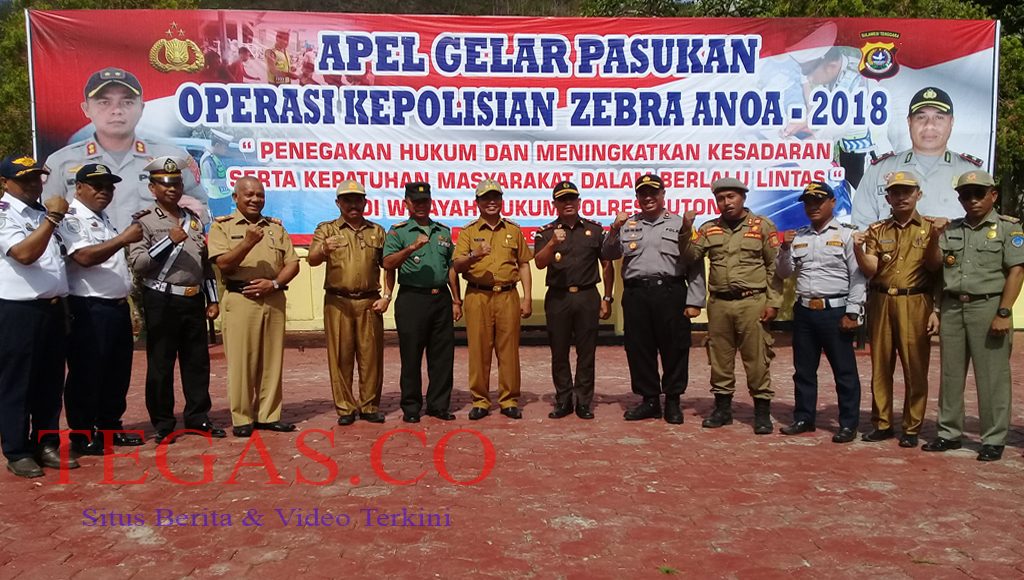 22 Personil Polres Buton Diterjunkan dalam Operasi Zebra Anoa 2018