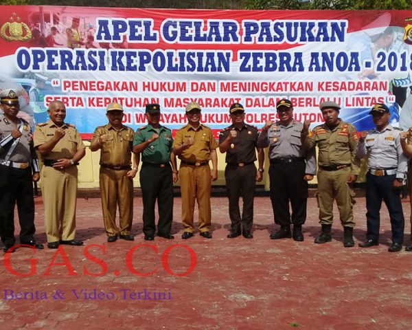 22 Personil Diterjunkan Polres Buton dalam Operasi Zebra Anoa 2018
