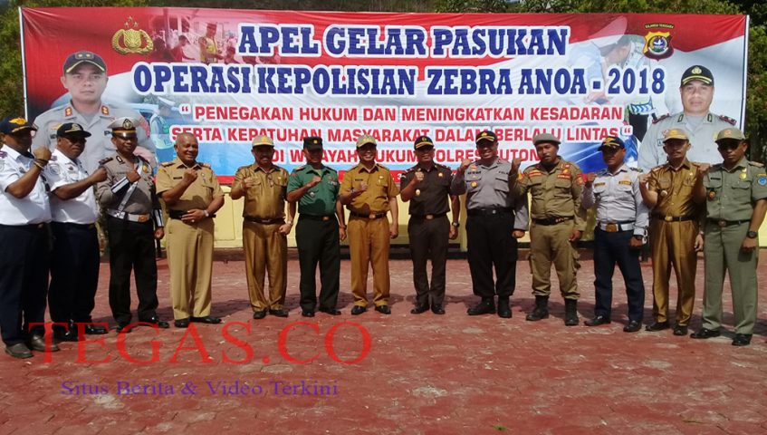 22 Personil Polres Buton Diterjunkan dalam Operasi Zebra Anoa 2018