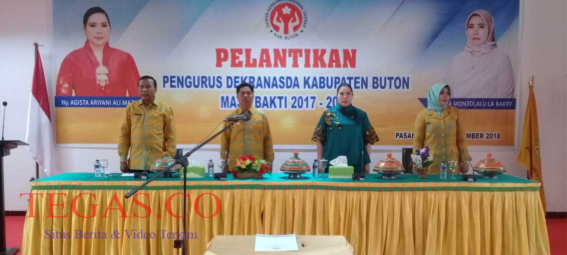 Lantik Pengurus Dekranasda Buton, Ini Harapan Agista Ariyani Ali Mazi