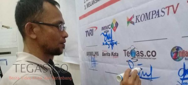 Polres Bersama Insan Pers Buton Gelar Deklarasi Pemilu Damai