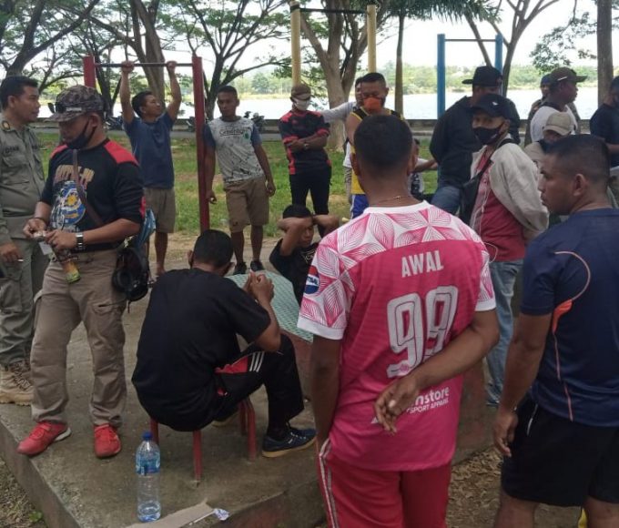 Hari Kedua Seleksi,  Satpol PP Muna Tes Kesamaptaan Calon Anggota