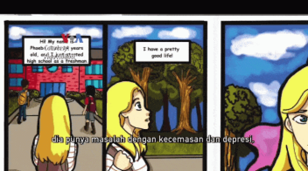 Remaja Keturunan Indonesia Menulis Buku Komik Mengenai Kesehatan Mental