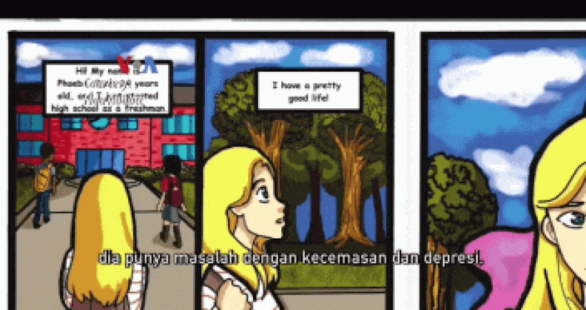 Remaja Keturunan Indonesia Menulis Buku Komik Mengenai Kesehatan Mental