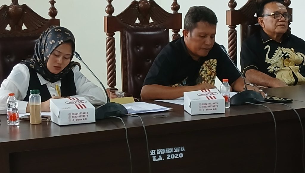 Komisi II DPRD Gelar Rapat dengan Mitra OPD Lingkup Pemprov Sultra