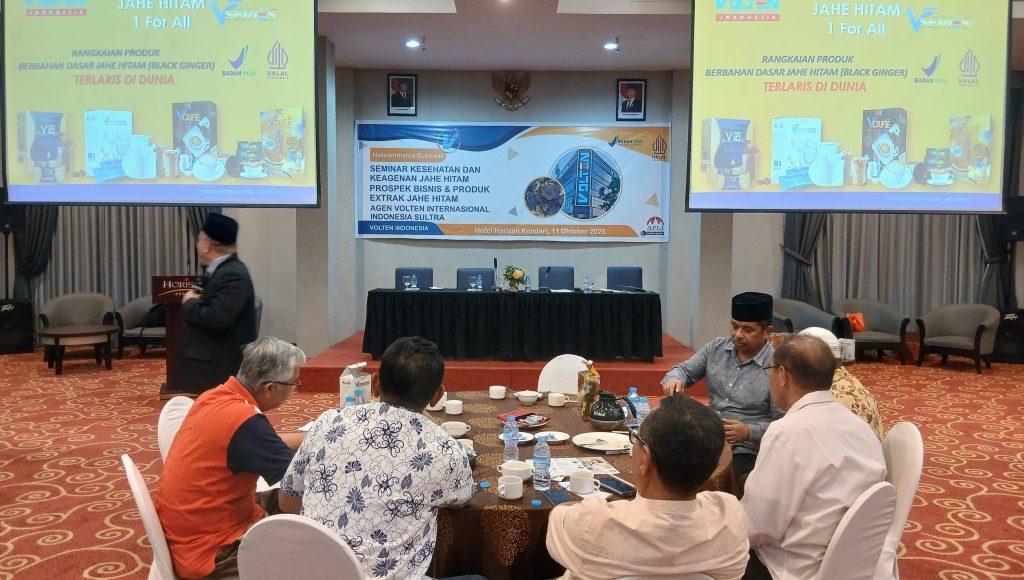 Seminar Kesehatan di Kendari Ungkap Manfaat Klinis Jahe Hitam untuk Kesehatan