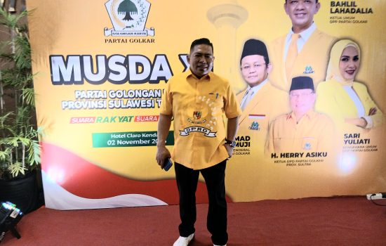 Golkar Sultra Gelar Musda XI: Calon Ketua DPD I Mengarah Aklamasi