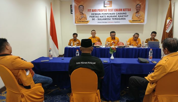 Gelar Fit and Proper Test, Fajar Ishak Sebut Hanura Sultra Tarik Minat Tokoh Eksternal