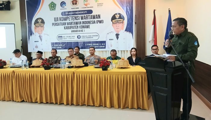 Tingkatkan Profesionalisme Pers, Pemkab Konawe Gelar UKW Gandeng PWI Pusat