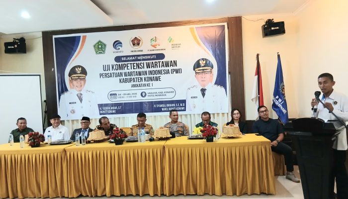 Gelar UKW di Konawe, Ketua PWI Sultra, Pers Harus Menjadi Quality Control Informasi