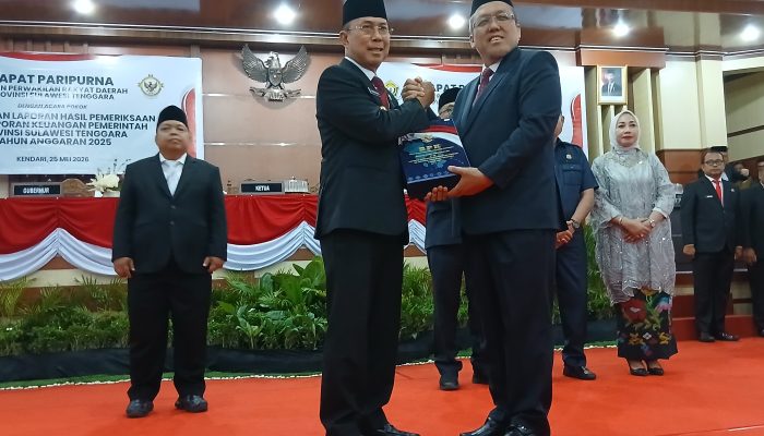 Pemprov Sultra Raih Opini WTP ke 13