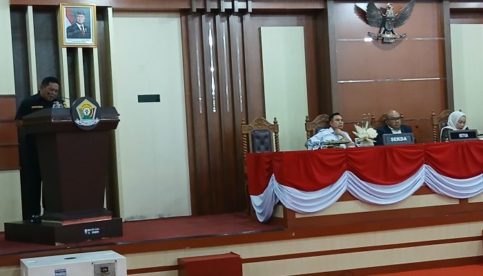DPRD Sultra Gelar Paripurna Pandangan Umum Fraksi Terhadap Raperda Pertanggungjawaban APBD 2025 Gubernur Sultra