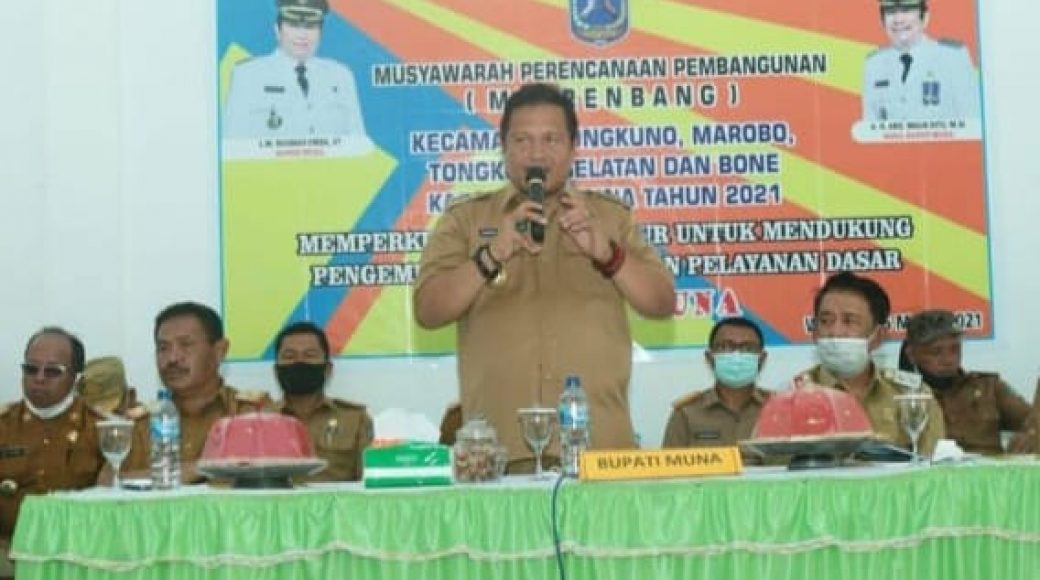 Muna Bagian Selatan Musrembang, Bupati Terima Usulan Dari Masyarakat