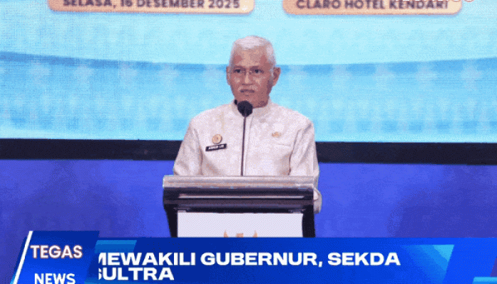 Mewakili Gubernur, Sekda Sultra Hadiri Anugerah Keterbukaan Informasi Publik 2025