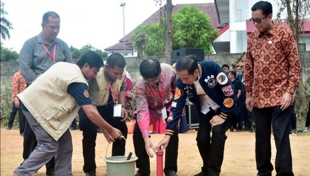 Video, Presiden Tinjau Pencanangan Pemasangan Patok Tanah di Kadia Kendari﻿