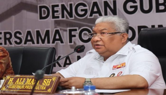 Gubernur Sultra Rapat Bersama KPU Bahas Pemilu 2024