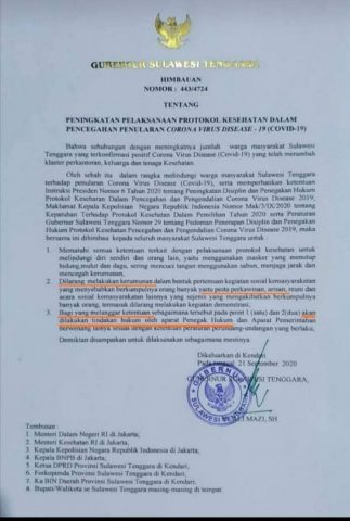 Mencermati Imbauan Gubernur Sultra Larangan Berkumpul dan Pesta Pernikahan Adik Agista Aryani