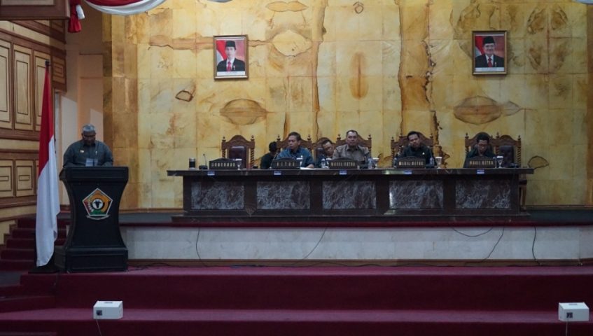 Penandatanganan Persetujuan Bersama Raperda Pertanggungjawaban APBD TA 2018