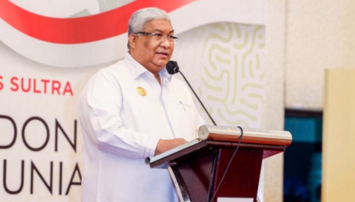 Gubernur Ali Mazi Mengikuti Talkshow Sultra Lumbung Indonesia, Sultra Energi Dunia