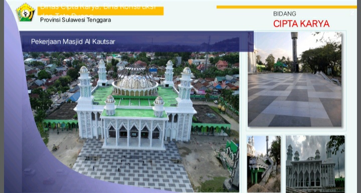 Rehabilitasi Masjid Agung Al-kautsar Kendari 