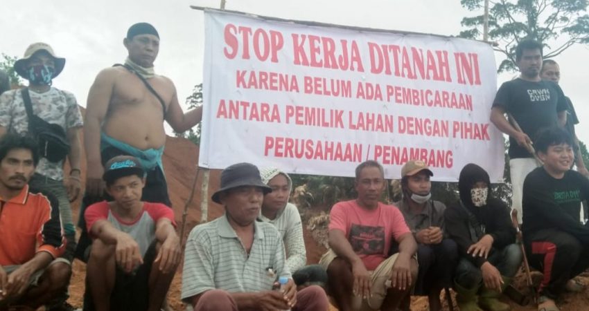 PT GTP Serobot Lahan Warga, Sejumlah Tanaman Dirusak