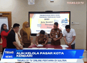 Tok! Pengelolaan Pasar Kota Kendari Resmi Beralih ke Perumda&nbsp;