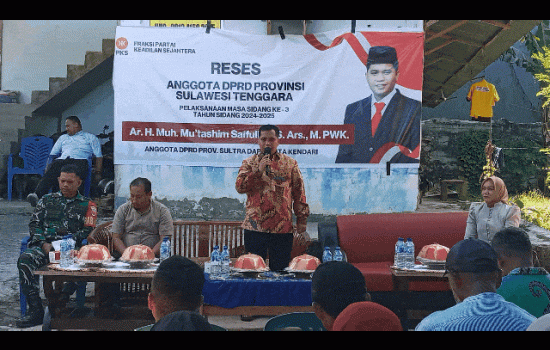 Reses Anggota DPRD Sultra Muh. Mutashim Saifullah di Kendari Serap Berbagai Aspirasi Masyarakat