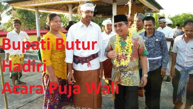 Bupati Butur, Abu Hasan Hadiri Acara Puja Wali
