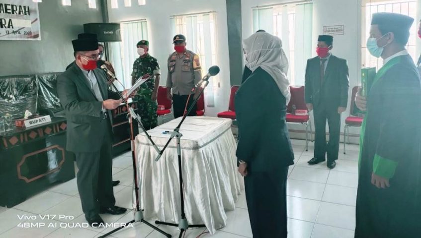 Bupati Buton Utara Abu Hasan Lantik Pj Sekda yang Baru
