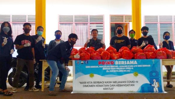 GMKI Kendari Berbagi Kasih di tTengah Pandemi Covid-19