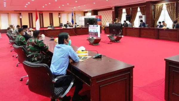 Gubernur Pimpin HUT Sultra Lewat Video Teleconfrence