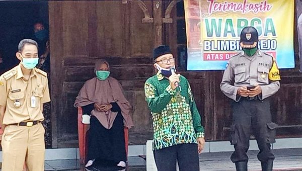 Warga Blimbingrejo Jepara Sambut Kedatangan Pasien Sembuh Corona