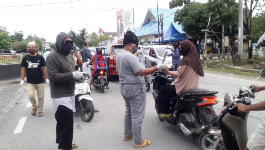 Cegah Penyebaran Corona, LMA Bagi 3000 Masker dan 500 Sanitezer
