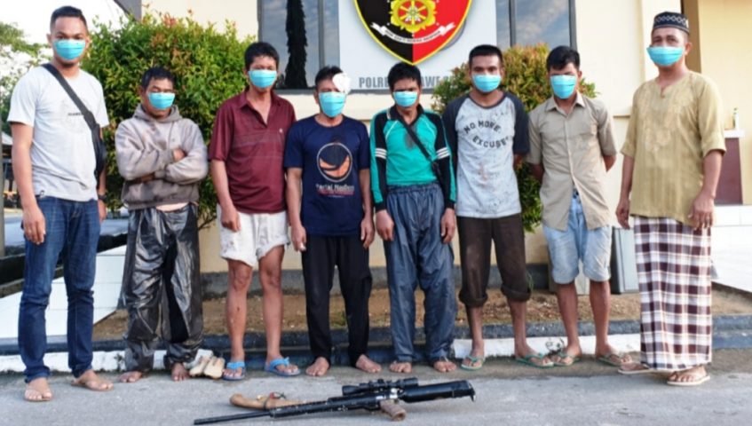 Curi Sapi, Enam Warga Diringkus Satreskrim Polres Konsel