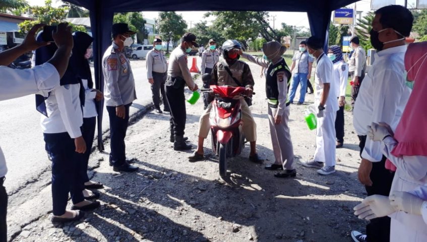 Polres Konsel Gelar Pencegahan Covid-19 di Dua Tempat