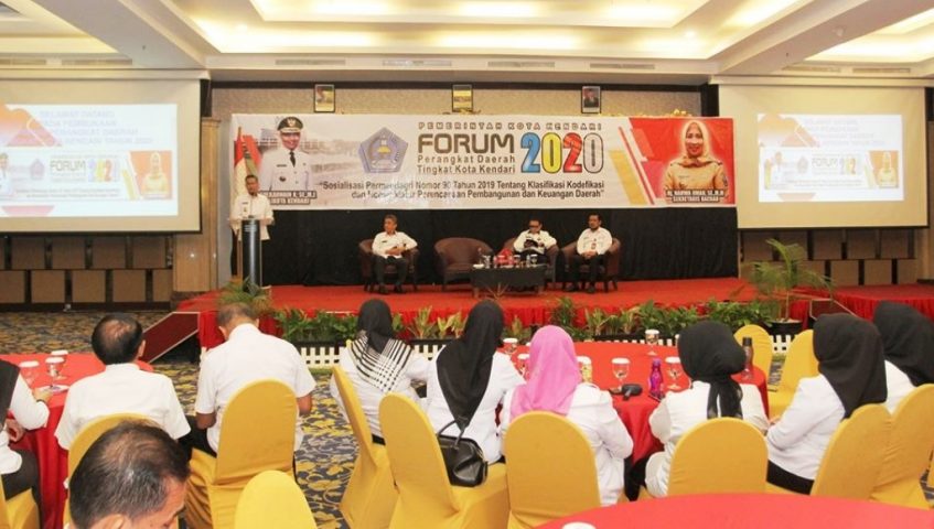 Pemkot Kendari Gelar Forum Perangkat Daerah Susun Rencana Kerja 2021