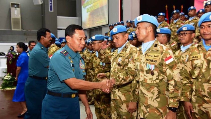 Satgas Maritim TNI Konga XXVIII-K/Unifil Lebanon Tiba di Indonesia