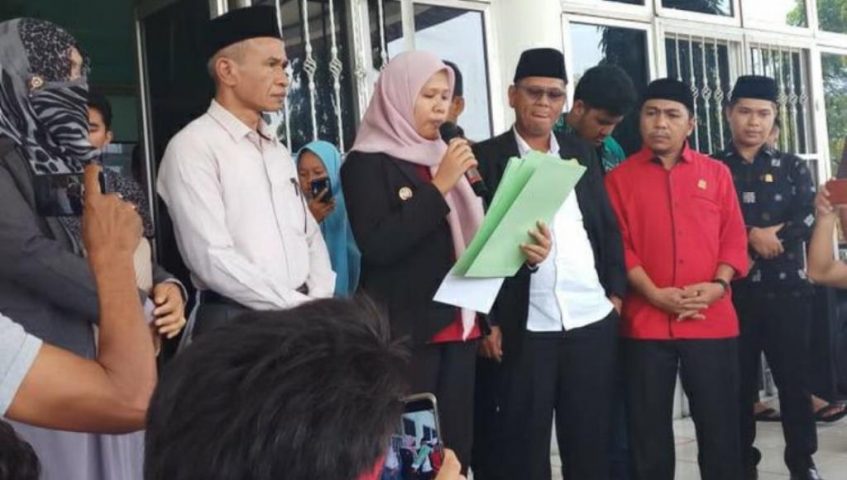 Demo Tolak RUU, Mahasiswa Aceh Singkil Bawa 10 Tuntutan