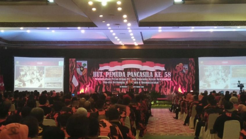 Presiden Jokowi Hadiri HUT ke 58 Pemuda Pancasila di Solo