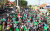Long March yang dilakukan para buruh di Jawa Timuir di hari Buruh Internasional. FOTO : ASL