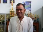 Kepala SMP Negeri 2 Raha Alias Hamka. FOTO : LA ODE AWALUDDIN