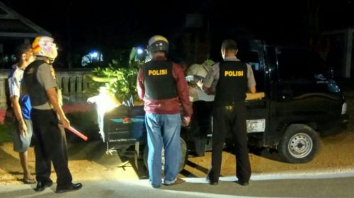 Jelang Ramadhan, Polsek Gu Rutin Gelar Operasi Pekat Anoa