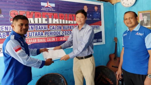 Mendaftar di Partai Demokrat, Nobertus Simon Tegaskan Serius Bangun Butur