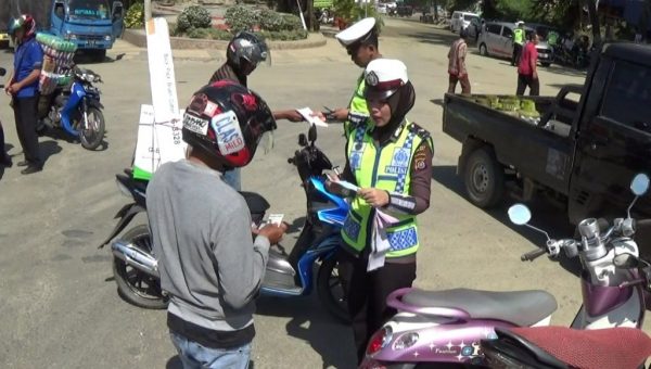 OPS Zebra Anoa, Hari Pertama, 83 Pengendara Ditilang