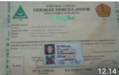 KTA milik warga keturunan Tiong Hoa yang sempat viral di medsos.