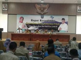 rapat koordinas pemerintah kabupaten probolinggo jelang bulan ramadhan. FOTO : ASL